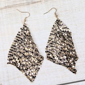 Black and Gold Earrings
